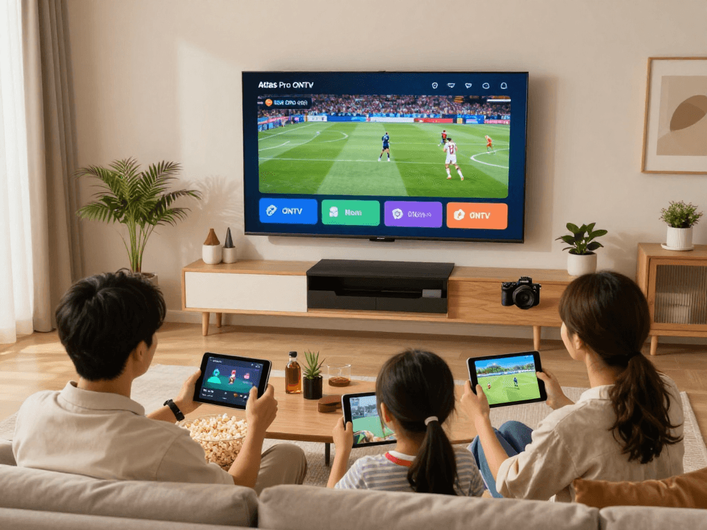 Profitez des meilleures chaînes avec atlas pro ontv dans un cadre familial chaleureux